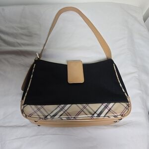 Elegant Tan and Black Women's Bag